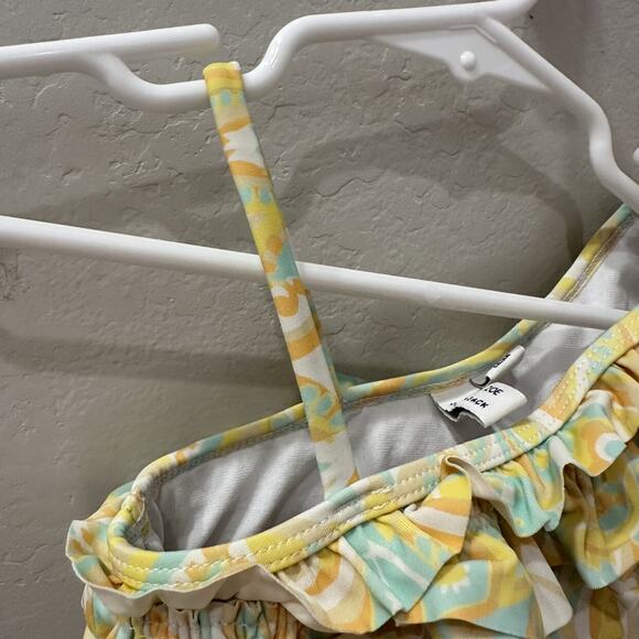 Janie & Jack x Rachel Zoe Pastel Ruffle 2-Piece Swimsuit - Picture 3 of 10